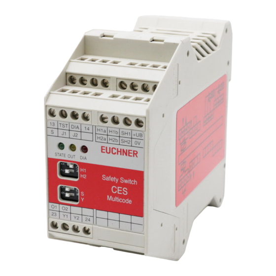 EUCHNER CESAUEA02B OPERATING INSTRUCTIONS MANUAL Pdf Download