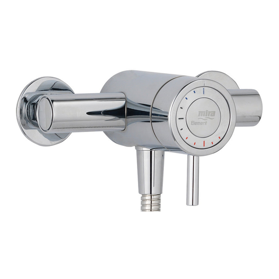 MIRA ELEMENT THERMOSTATIC MIXER INSTALLATION AND USER MANUAL Pdf ...