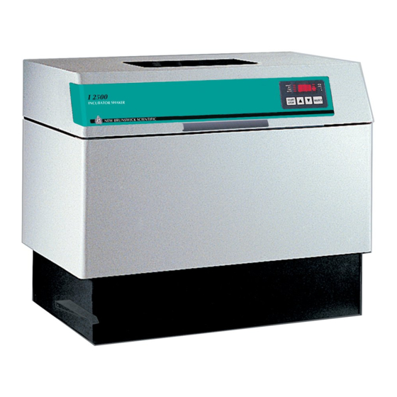 NEW BRUNSWICK SCIENTIFIC I-2500KC Manual To Operations