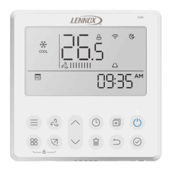 Lennox M0STAT120N-1 Installation And User Information