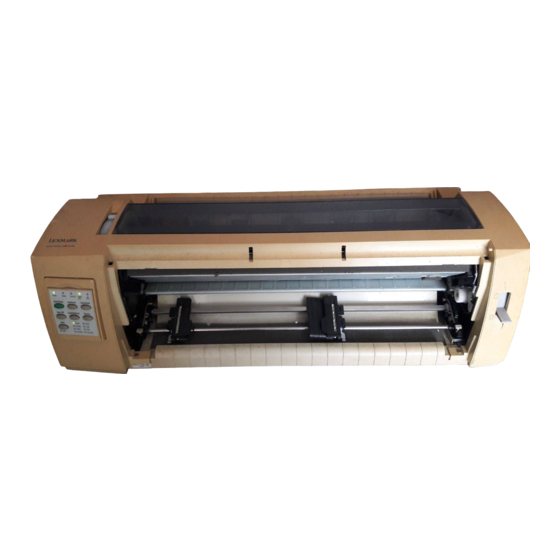 Lexmark Dot Matrix User Manual