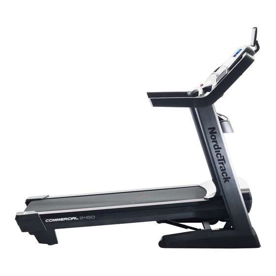 NordicTrack Commerical 2450 Treadmill User Manual