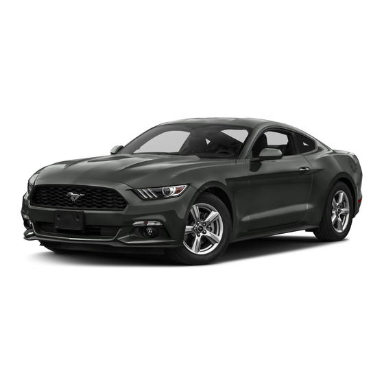 Ford 2016 Mustang Owner's Manual