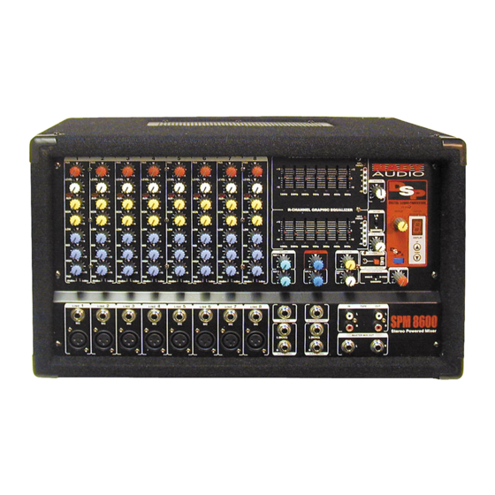 Nady Audio SPM 6600/8600 Manuals