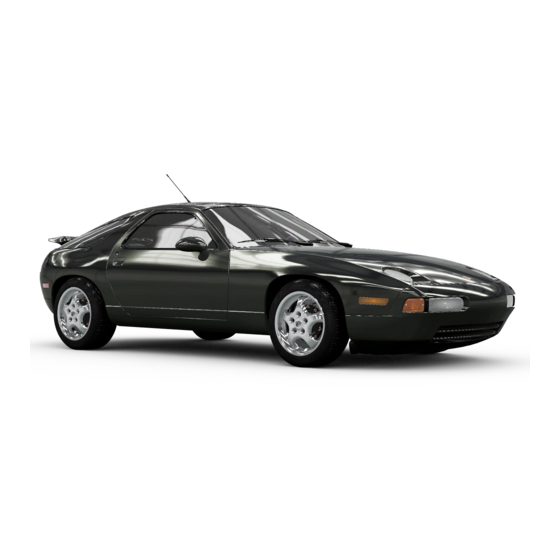 Porsche 928 GTS Driver Manual