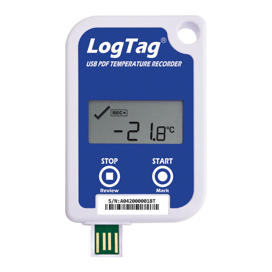 LogTag USRID-16 Quick Start Manual