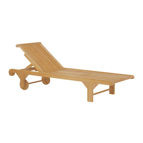 kingsley-bate Nantucket NT70 Assembly Instructions