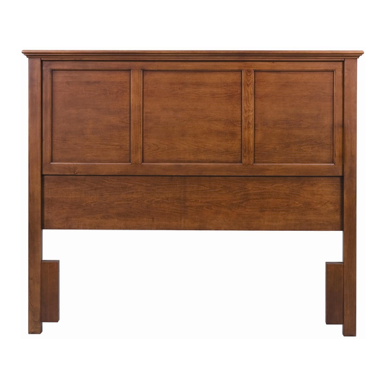 WHITTIER WOOD FURNITURE MCKENZIE TWIN HEADBOARD ASSEMBLY INSTRUCTIONS