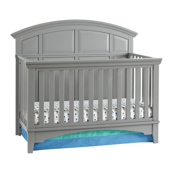 Kolcraft Brooklyn Convertible Rail, Nursery Gray
