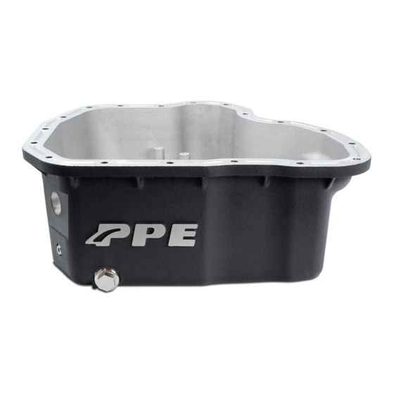 PPE OIL PAN INSTALLATION MANUAL Pdf Download ManualsLib