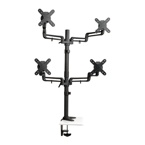 TRIPP LITE QUAD FLAT SCREEN FLEX ARM DESK CLAMP OWNER'S MANUAL Pdf