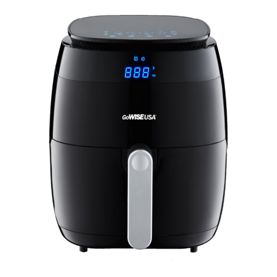 Programmable Air Fryer with 8 Cook Presets, GW22638 - Black