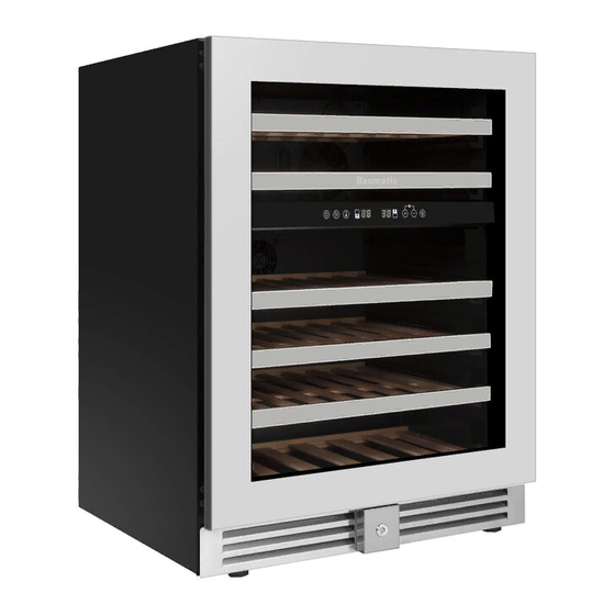 baumatic wine cooler bwc600ss