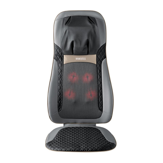 HOMEDICS SHIATSU ELITE II MCS845HAU INSTRUCTION MANUAL Pdf Download