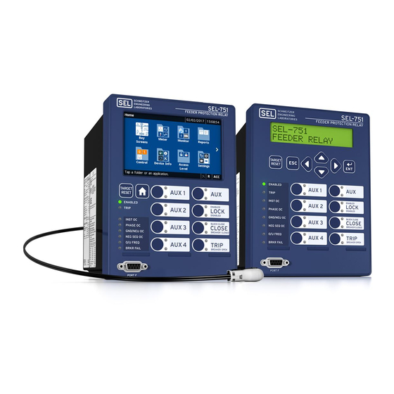 SEL 751 QUICK MANUAL Pdf Download ManualsLib