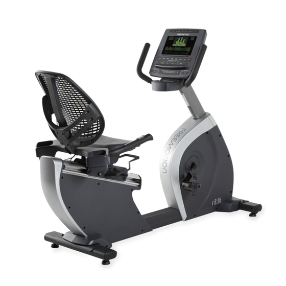 Freemotion 330r best sale recumbent bike manual