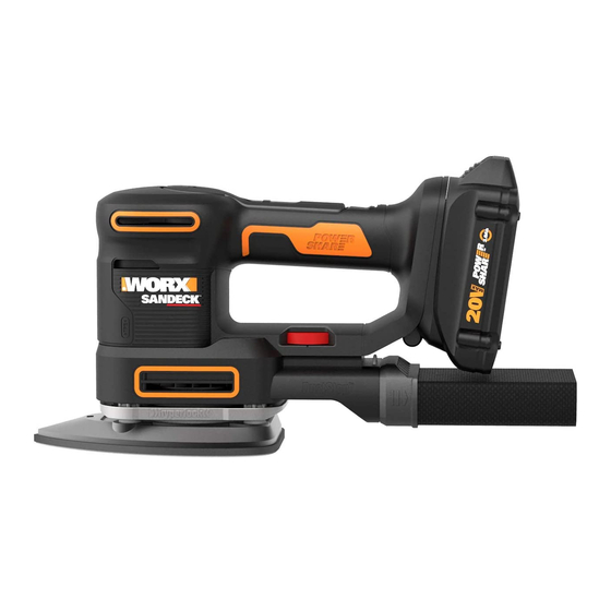 Multi-ponceuse Worx WX822.9 20V (sans batterie)