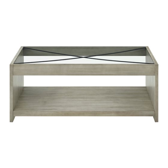 CLASSIC BRANDS COFFEE TABLE 102005100 OWNER'S MANUAL & ASSEMBLY