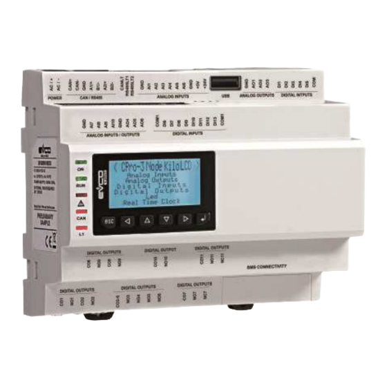 Evco c-pro 3 OEM Hardware Manual