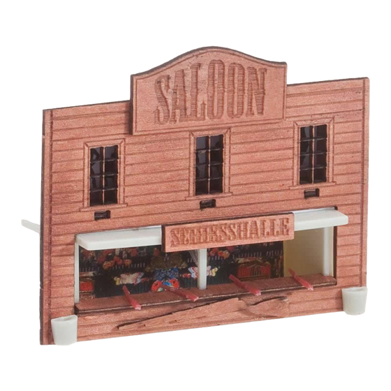 Faller Saloon Shooting Stand Assembly Instructions