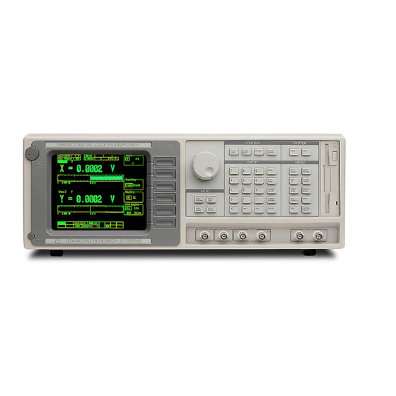 SRS Labs SR850 Quick Start Manual
