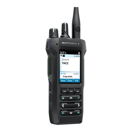 Motorola solutions APX N30 User Manual