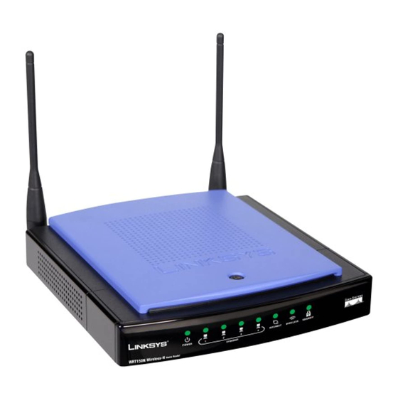 Linksys WRT150N Quick Installation