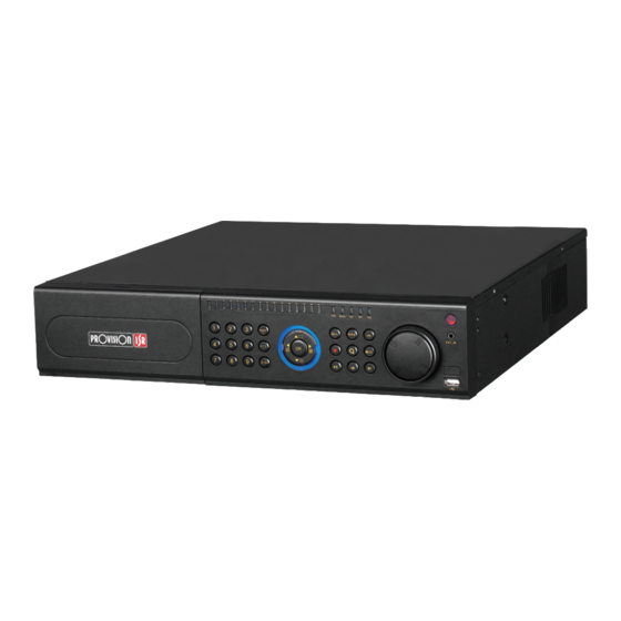 Provision ISR NVR-16400 User Manual