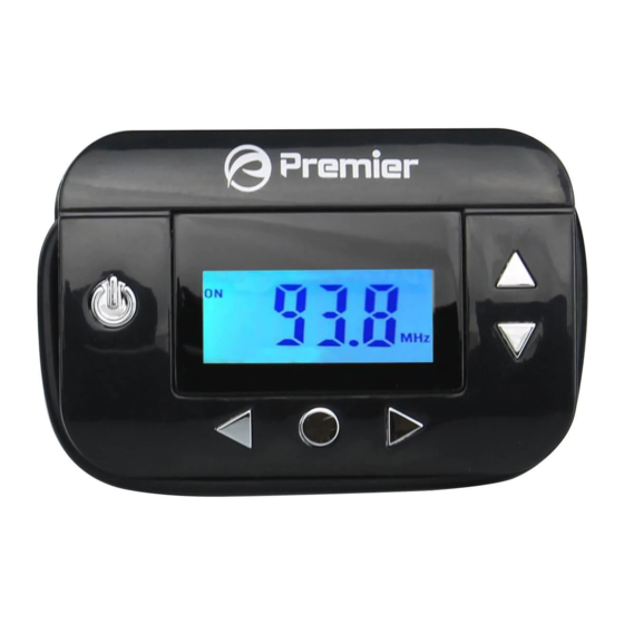 Premier Bluetooth FM Transmitter with Dual USB Charger