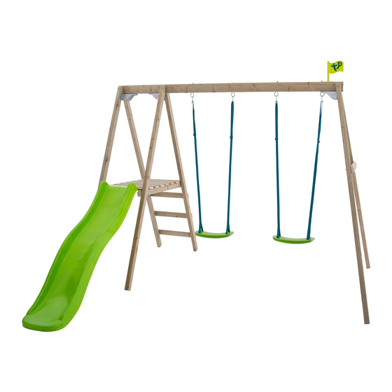 TP Toys TP Forest Multiplay Single Wooden Swing Set and Slide Instructions For Assembly, Maintenance And Safe Use