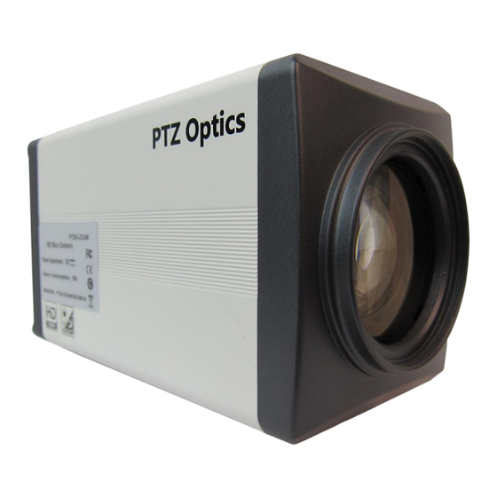 PTZOPTICS PT20XZCAM USER MANUAL Pdf Download ManualsLib