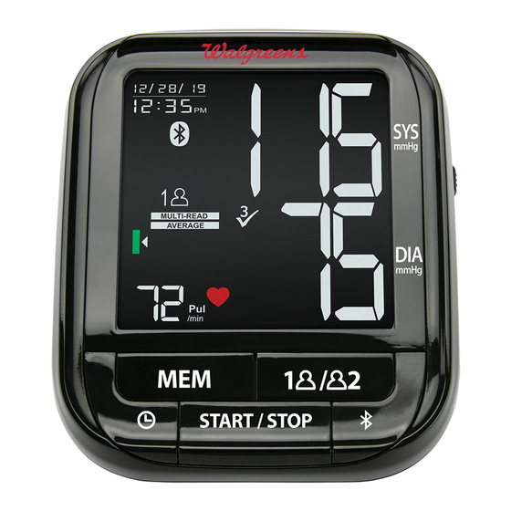 WALGREENS WGNBPA240BT MANUAL Pdf Download ManualsLib