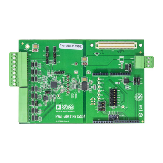 ANALOG DEVICES EVALAD4115SDZ USER MANUAL Pdf Download ManualsLib