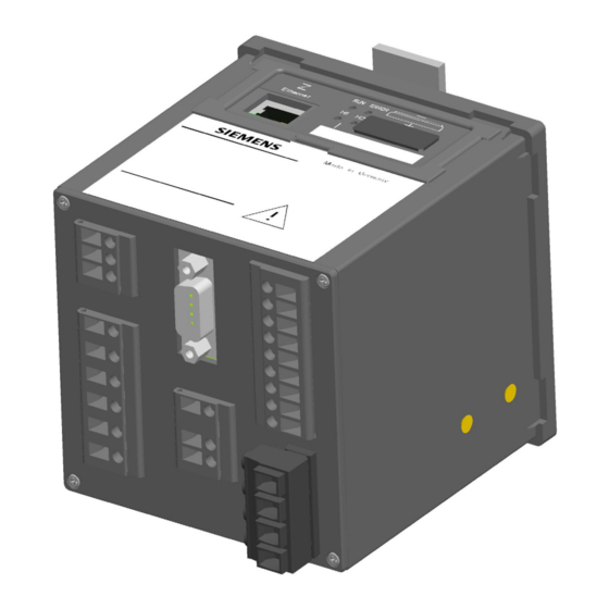 SIEMENS SENTRON T 7KG966 PRODUCT INFORMATION Pdf Download | ManualsLib