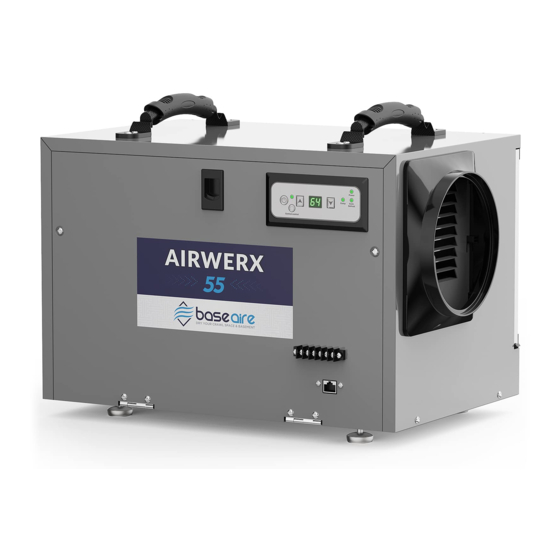 BASE AIRE AIRWERX 55 INSTALLATION & OPERATION MANUAL Pdf Download ...