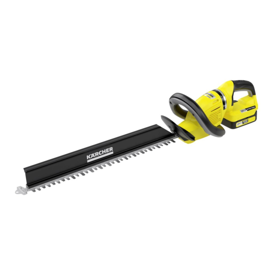 Kärcher HGE 18-45 Battery accu-aangedreven heggenschaar (capaciteit per acculading: max 500 m, snijlengte 45 cm, gewicht 2,5 kg, snijsnelheid: 2700 sneden/min