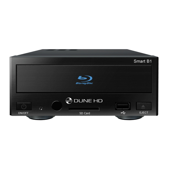 Dune HD Smart B1 Quick Start Manual