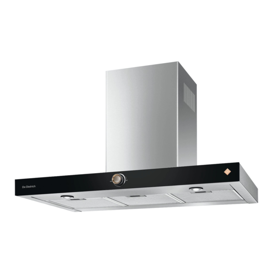DeDietrich DHB2934B Instruction On Mounting And Use Manual