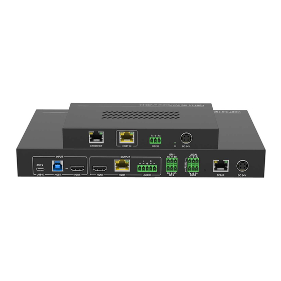 syscomtec SCT-HDBT3KVM-UCX Manuals