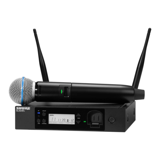 Shure GLX-D Installation