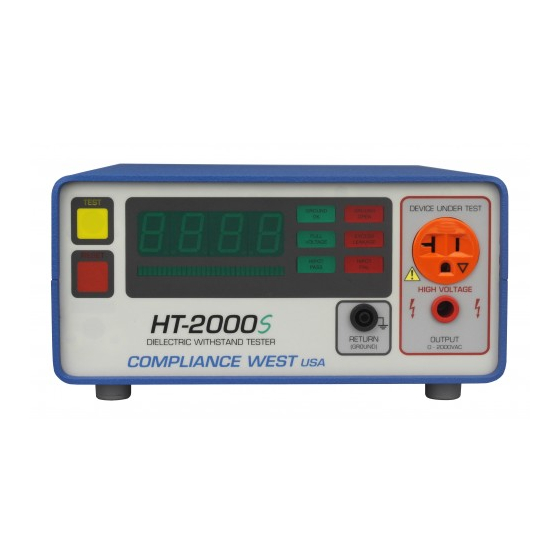 Compliance West HT-S Series Instruction Manual