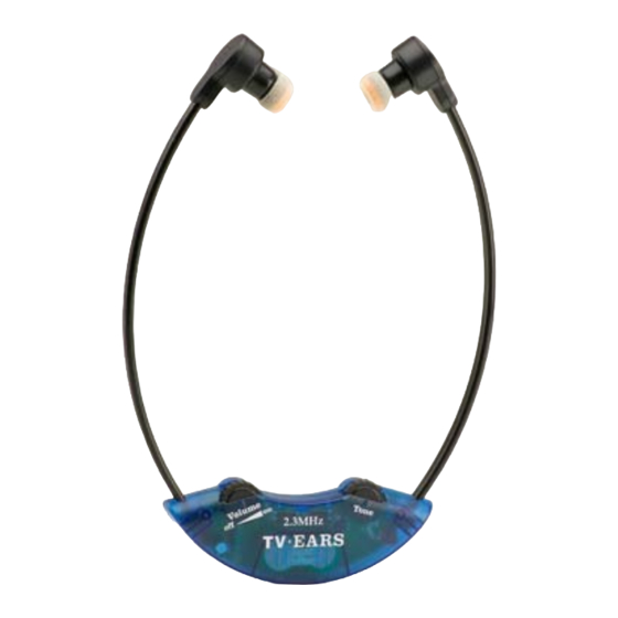 TV Ears Headset System Installation Instructions Manual