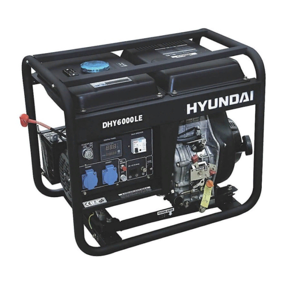 Hyundai DHY6000LE User Manual
