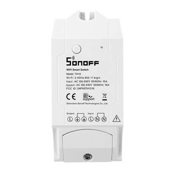 Sonoff TH10/16 User Manual