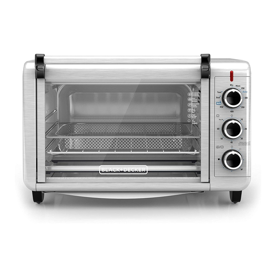 Black & Decker Countertop Convection Oven TOD5031SS Stainless Steel 8 Slice