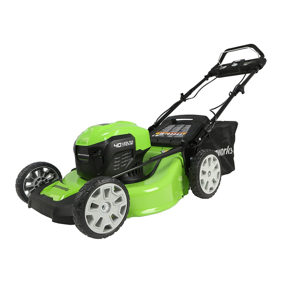 GREENWORKS LMF415 OPERATOR