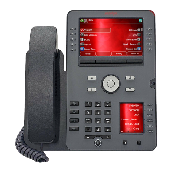 AVAYA J189 USING MANUAL Pdf Download | ManualsLib