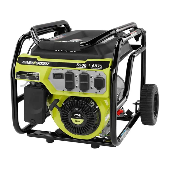 Ryobi Generator Manual