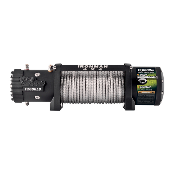IRONMAN4X4 MONSTER WINCH USER MANUAL Pdf Download ManualsLib