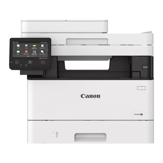 CANON IMAGECLASS X MF 1238 II SETUP MANUAL Pdf Download | ManualsLib